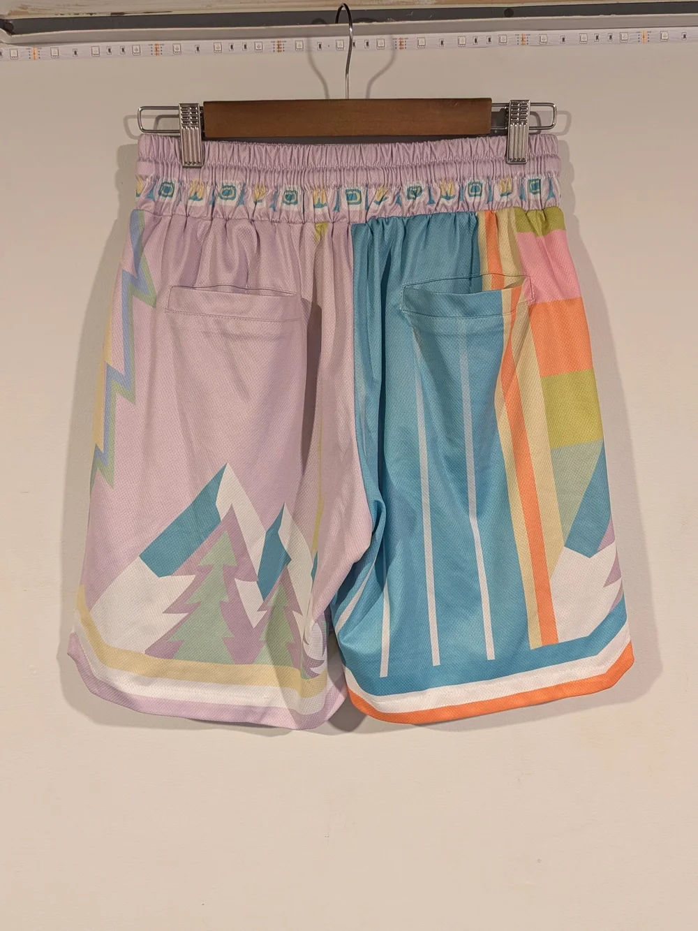 Crazy Basketball Shorts - Pastel Colors (Men's Medium)